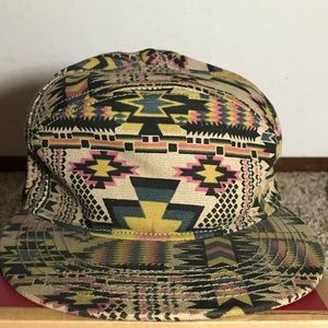 Aztec print hat